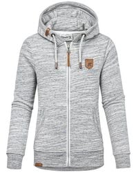 REPUBLIX - Sweatjacke Freya Damen Hoodie Sweatshirt Pullover Zipper Jacke - Lyst