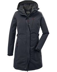 Killtec - Langmantel KOW 165 WMN PRK SCHWARZ - Lyst