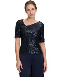 Vera Mont - T-Shirt mit Glanzeffekt (1-tlg) Pailletten - Lyst