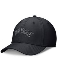 Nike - Baseball Cap Cap New York Yankees Structured Swooshflex - Lyst