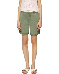 S.oliver - Chinoshorts mit geflochtenem Gürtel - Lyst