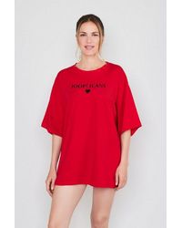 Joop! - T-Shirt After Dark (Joop! Jeans) Mit Logo-Schriftzug Vorn, Kurzarm, Rundhalsausschnitt - Lyst