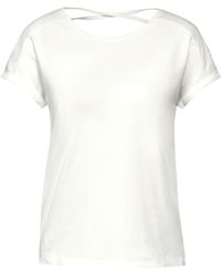 Cecil - T-Shirt mit Rundhalsausschnitt - Lyst