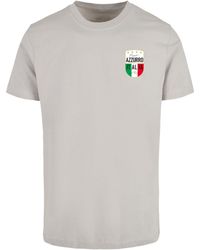 Mister Tee - T-Shirt Azurro Italia Crest Tee (1-tlg) - Lyst
