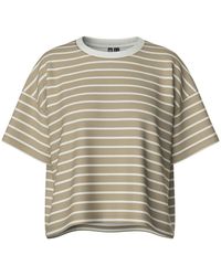 Pieces - Sweatshirt PCCHILLI SUMMER 2/4 SWEAT STRIPE NOOS BC - Lyst