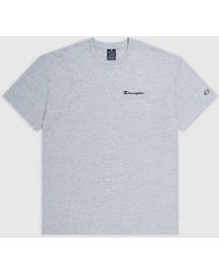 Champion - Kurzarmshirt Crewneck T-Shirt NOXM///WHT/NNY - Lyst