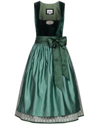 Nübler - Ü Trachtenkleid Dirndl midi Malies in Dunkelgrü von - Lyst