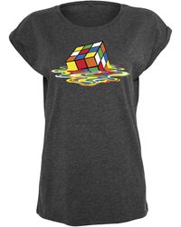 Youth Designz - Print- "Zauberwürfel" T-Shirt als Statement oder Geschenk Motiv mit stylischen Aufdruck für Frauen - Lyst