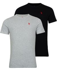 U.S. POLO ASSN. - Shirt 2er Pack T-Shirts Rundhals (1-tlg) - Lyst