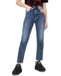 DIESEL - Straight-Jeans High Waist Stretch Hose - Lyst