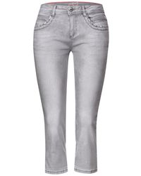 Street One - Regular-fit-Jeans Style QR Crissi.lw.grey deco - Lyst