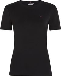 Tommy Hilfiger - Rundhalsshirt CRV SLIM CODY C-NK SS in Groß Größen, mit Rundhals - Lyst
