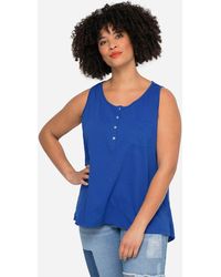 Angel of Style - Longtop Top A-Line Rundhals gerundeter Saum - Lyst