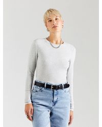 ONLY - Langarmshirt ONLRiley (1-tlg) Plain/ohne Details - Lyst