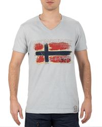 Geo Norway - T- Casual Kurzarm Shirt bajoasis Men (1-tlg) im Used Look - Lyst