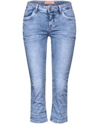 Street One - Chinohose Style QR Crissi.lw.blue deco - Lyst
