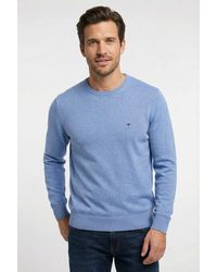 Fynch-Hatton - Strickpullover Mit Logostickerei - Lyst
