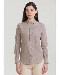 Felix Hardy - Hemdbluse Gestreiftes Langarm Hemd - Lyst