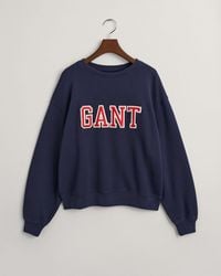 GANT - Sweatshirt LOGO C-NECK SWEAT - Lyst