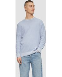 QS - Strickpullover in Melange-Optik - Lyst