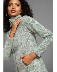 Kangaroos - Fleecejacke für kühle Tage, aus Fleece, figurbetonte Passform, hüftlang - Lyst