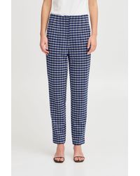 Ichi - Stoffhose IHKATE CHECLÉ PA Stilvolle Hose - Lyst