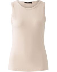 Ouí - Trägertop FILIZ Top elastische Viskoserippe - Lyst