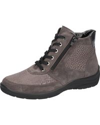Waldläufer - Hesna Schnürboots Komfortschuh, Bequemschuh, Stiefelette Mit Reißverschlüsse, H-Weite - Lyst
