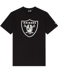 KTZ - T-Shirt Las Vegas Raiders XL Logo-Print auf der Brust - Lyst
