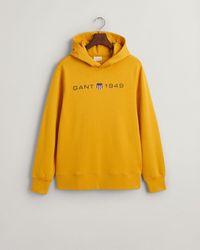 GANT - Sweatshirt PRINTED GRAPHIC HOODIE - Lyst
