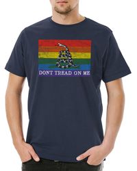 Urban Backwoods - Print-Shirt Dont Tread On Me Pride Flag T-Shirt Fun Gay Schwul Homosexuell - Lyst