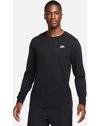 Nike - Club Long-Sleeve T-Shirt - Lyst