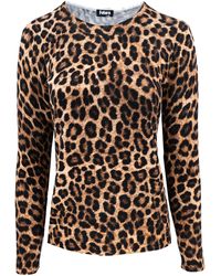 Futur - Strickpullover mit Leopardenmuster - Lyst