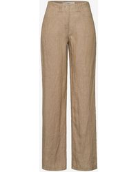 Brax - Leinenhose mit legerer Silhouette - Lyst