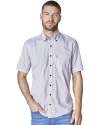 CASA MODA - Kurzarmhemd Freizeithemd Kurzarm Print - Lyst