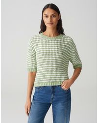 Opus - Strickpullover PALVADORA Boxy Fit aus BCI Cotton Mix - Lyst