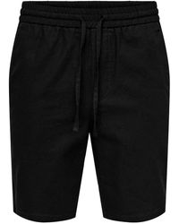 Only & Sons - Bermudas ONSLINUS 0007 COT LIN SHORTS NOOS - Lyst