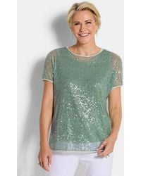 Goldner - Klassische Bluse Schlupfbluse - Lyst