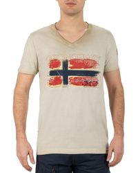 Geo Norway - T- Casual Kurzarm Shirt bajoasis Men (1-tlg) im Used Look - Lyst