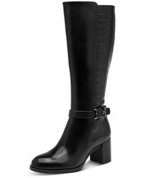 Tamaris - Stiefel Blockabsatz, Langschaftstiefel - Lyst