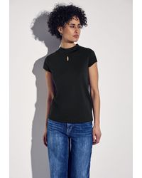 Street One - T-Shirt mit Turtleneck - Lyst