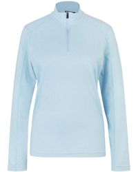 Ziener - Stehkragenpullover Midlayer Jenita Lady mit halbem Reißverschluss - Lyst