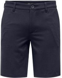 Only & Sons - Chinoshorts Shorts Bermuda Pants Sommer Hose 7413 in Blau-2 - Lyst