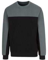 Trigema - Zweifarbiges Sweatshirt aus Biobaumwolle - Lyst