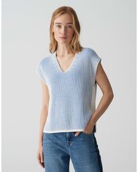 Opus - Pullunder PEGO Regular aus weichem Baumwoll Mix - Lyst