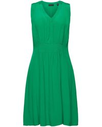 Esprit - Midikleid A-Linien-Kleid mit gesmokter Taille - Lyst