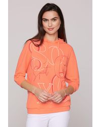 SOCCX - Kapuzensweatshirt mit Gummizug im Saum - Lyst