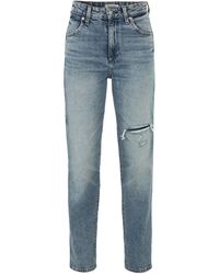 Wrangler - Regular-fit-Jeans Mom Straight (1-tlg) Plain/ohne Details - Lyst