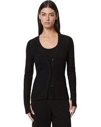 Marc O' Polo - Strickjacke Pointelle-Cardigan regular, leicht durchscheinend - Lyst