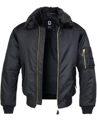 BRANDIT - Winterjacke MA2 Jacket Fur Collar (1-St) - Lyst